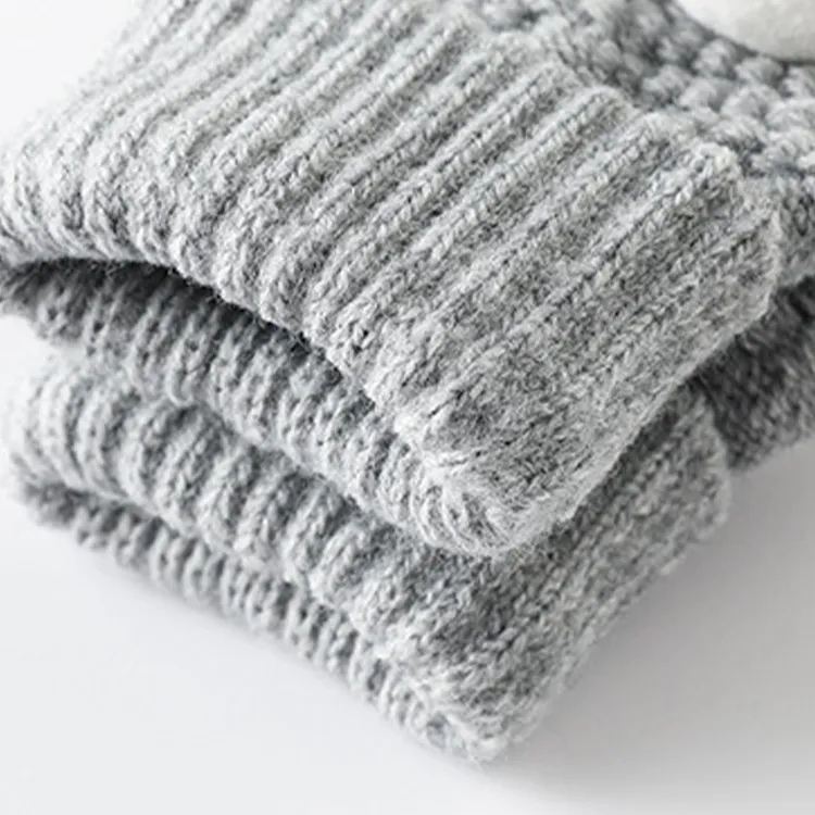 YUZHAOLIN Faux Cashmere Knit Gloves Unisex-2