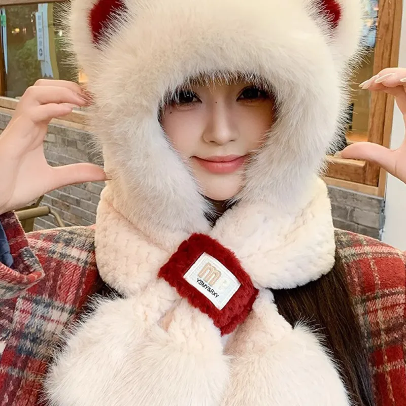 YUZHAOLIN Cotton Hoods & Plush Hats Women's-2