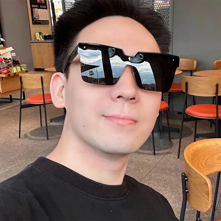 YUZHAOLIN PC Irregular Shape Sunglasses Unisex-2
