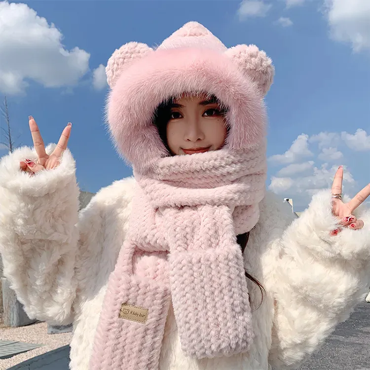 YUZHAOLIN Polyester Hoods & Plush Hats Women's-9