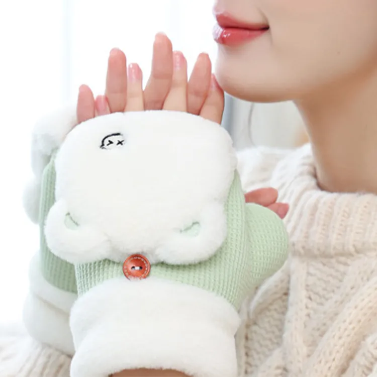 YUZHAOLIN Polyester Knit Gloves Unisex-5