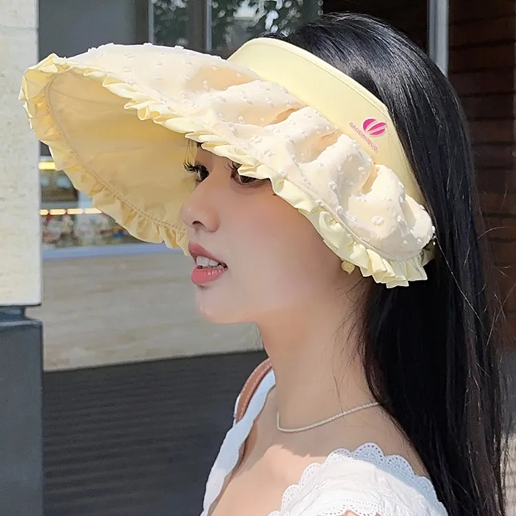 YUZHAOLIN Acrylic Sun Protection Hats Women's-4
