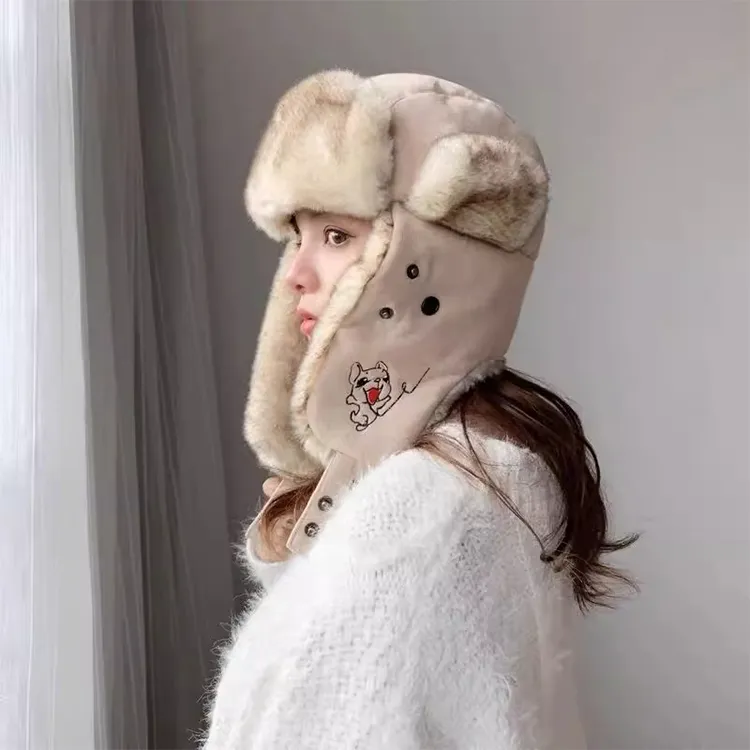 YUZHAOLIN Polyester Trapper Hats Unisex-12