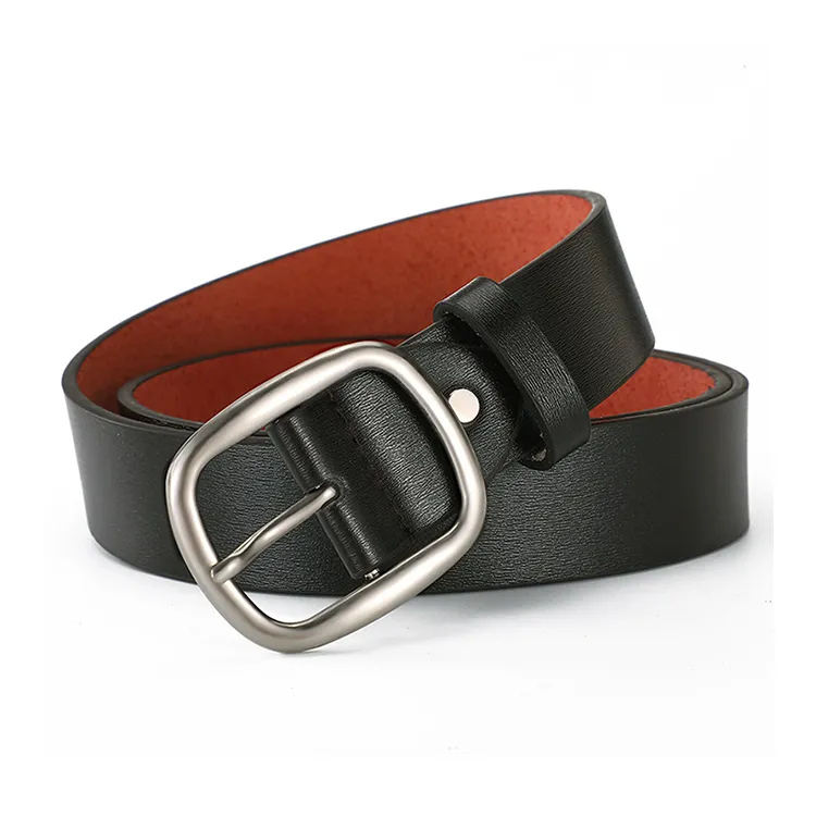 YUZHAOLIN Cow Leather Belts Men's Width 3.5CM-1