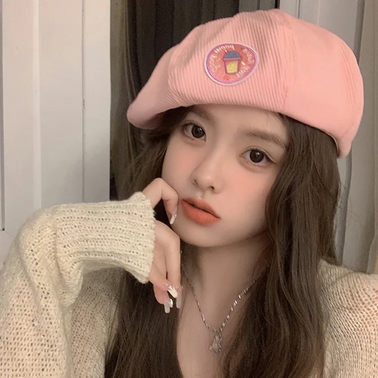 YUZHAOLIN Acrylic Berets Women's-8