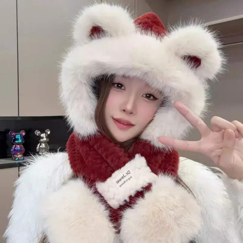 YUZHAOLIN Cotton Hoods & Plush Hats Women's-16
