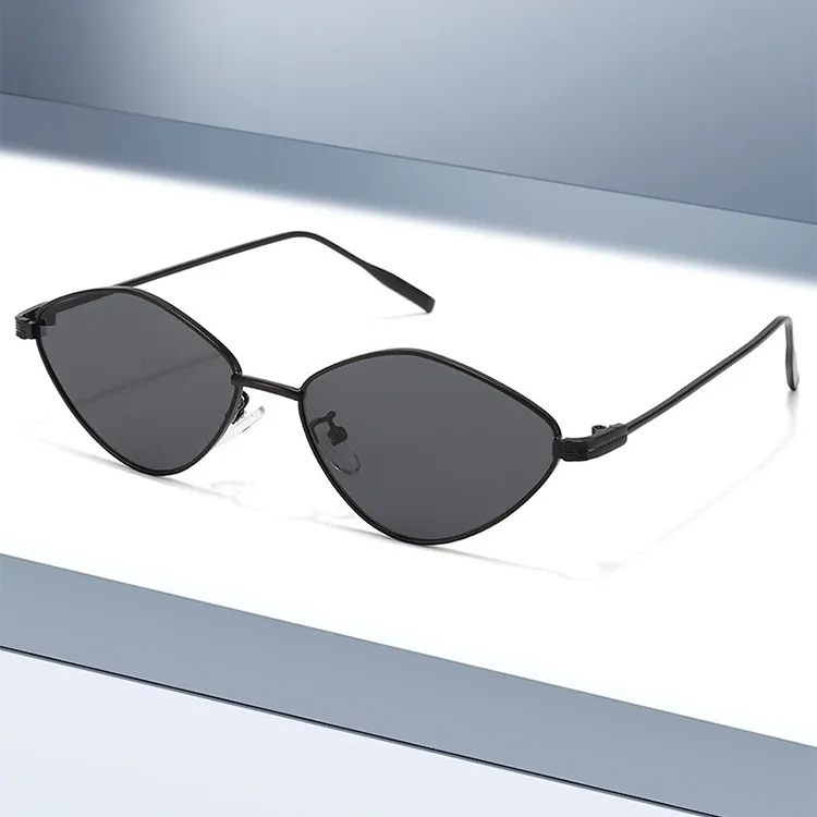 YUZHAOLIN Metal Irregular Shape Sunglasses Unisex-2