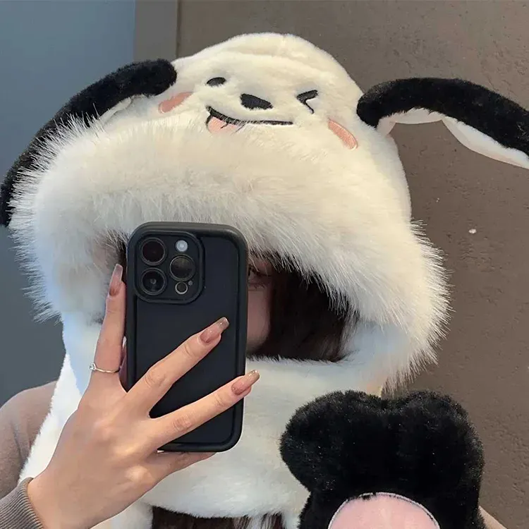 YUZHAOLIN Polyester Hoods & Plush Hats Women's-6