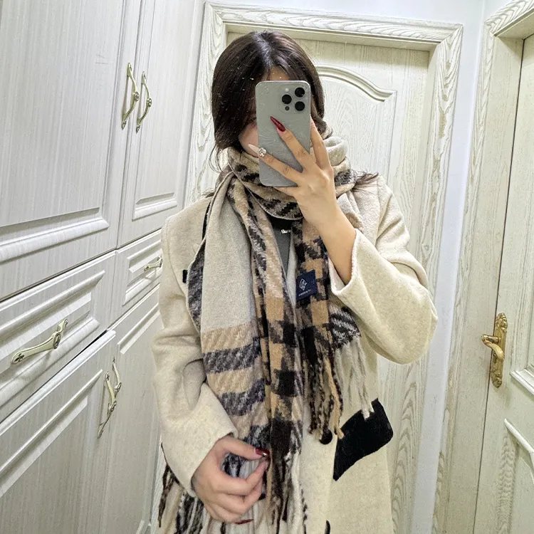YUZHAOLIN Knit Scarves Unisex-4