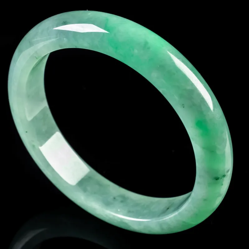 PUPAN Glutinous Jade Jadeite Bangles Unisex-1