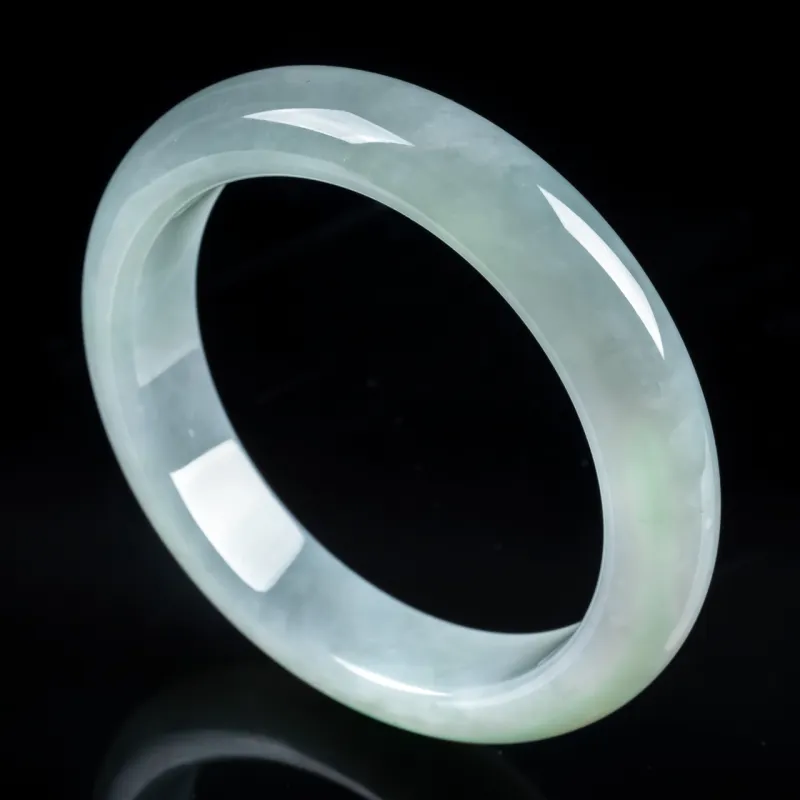 PUPAN Ice Glutinous Jadeite Bangles Women's-1