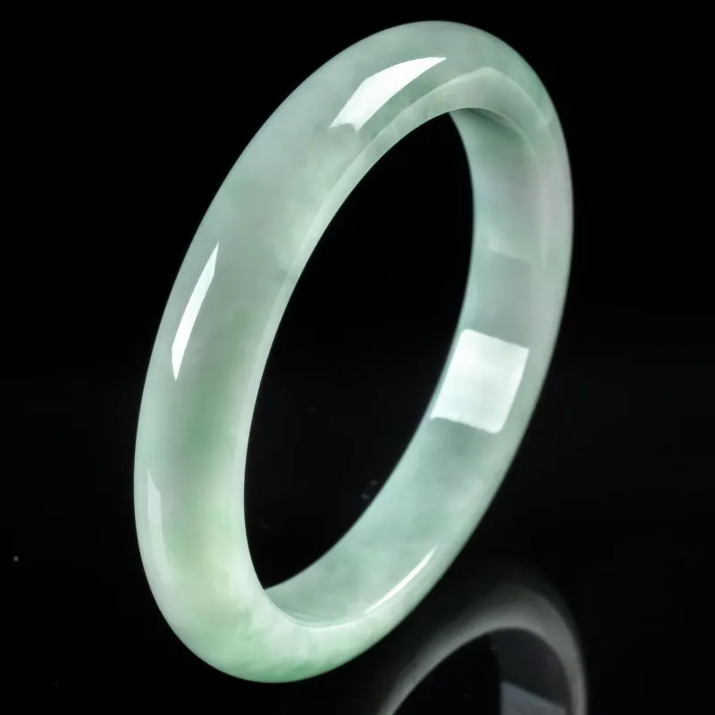PUPAN Ice Glutinous Jadeite Bangles Women's-1
