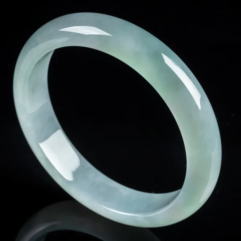 PUPAN Ice Glutinous Jadeite Bangles Unisex-3