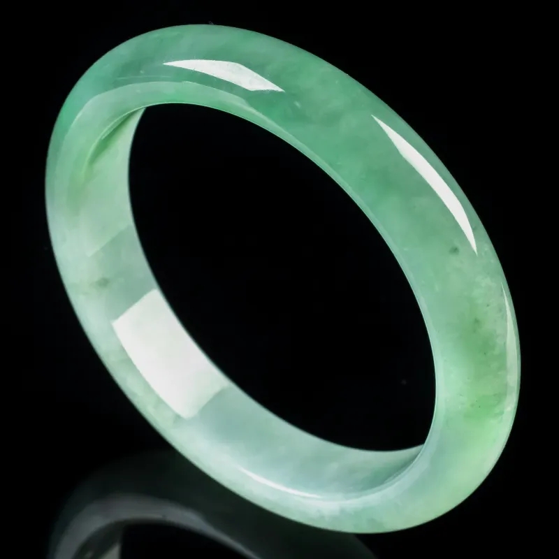 PUPAN Glutinous Jade Jadeite Bangles Women's-1