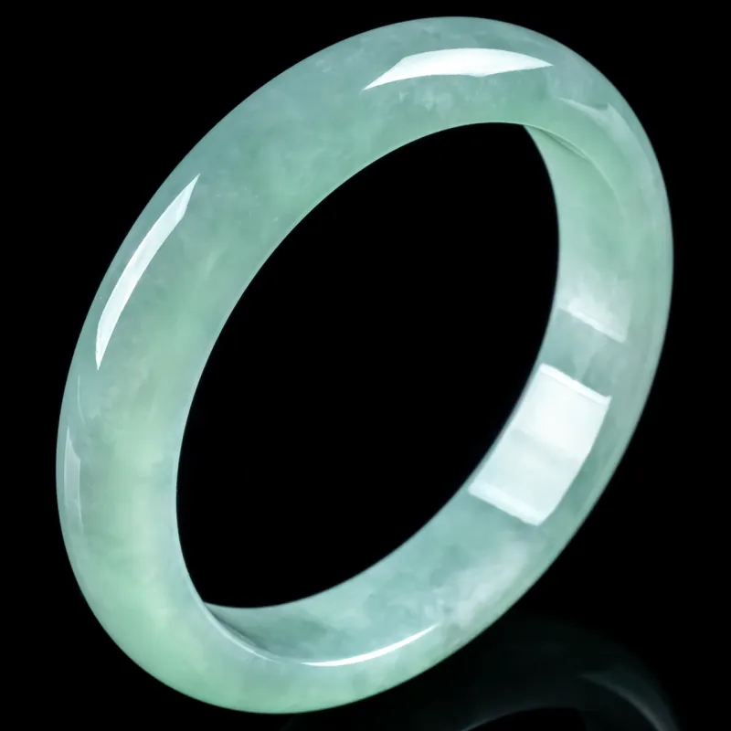 PUPAN Glutinous Jade Jadeite Bangles Women's-1