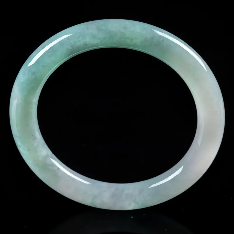 PUPAN Ice Glutinous Jadeite Bangles Women's-2