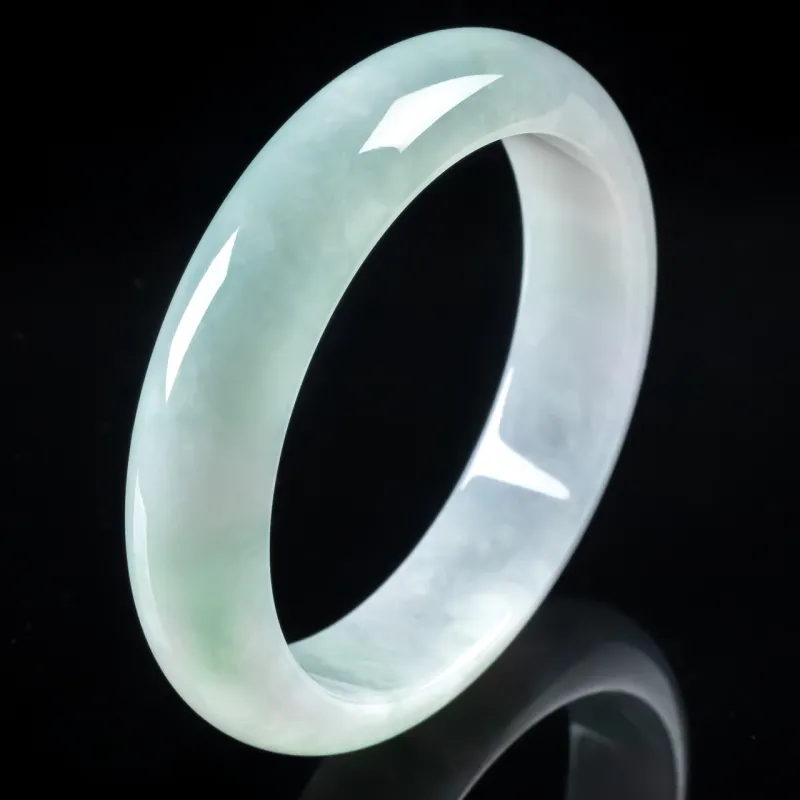 PUPAN Ice Glutinous Jadeite Bangles Women's-1