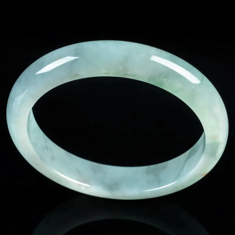 PUPAN Ice Glutinous Jadeite Bangles Women's-2
