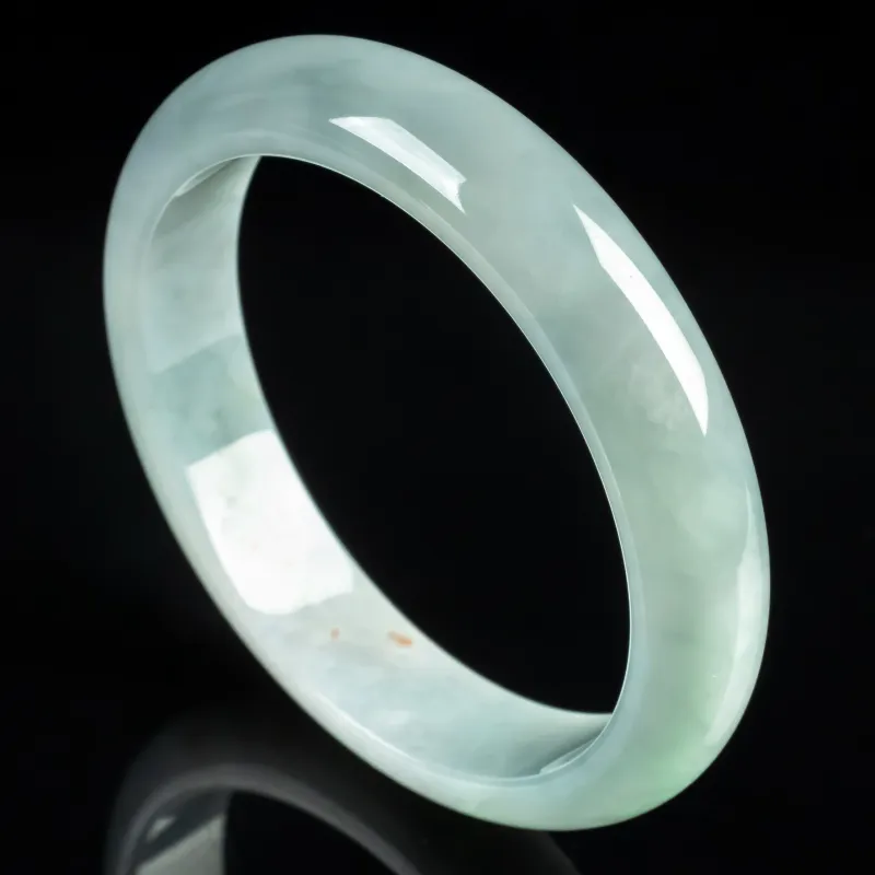 PUPAN Ice Glutinous Jadeite Bangles Women's-4