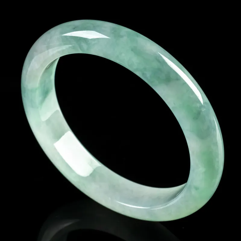 PUPAN Ice Glutinous Jadeite Bangles Women's-1