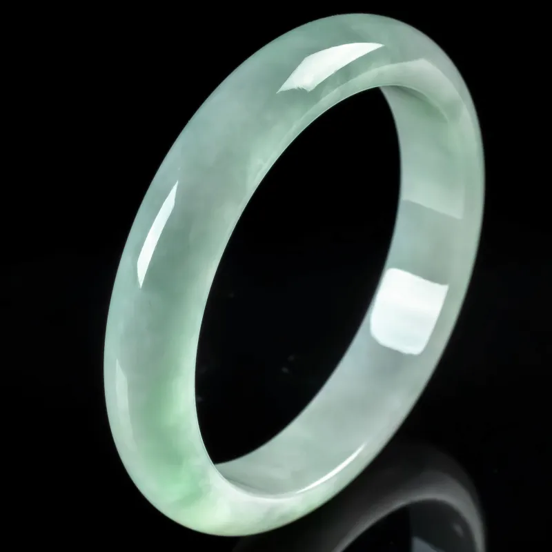 PUPAN Ice Glutinous Jadeite Bangles Women's-2