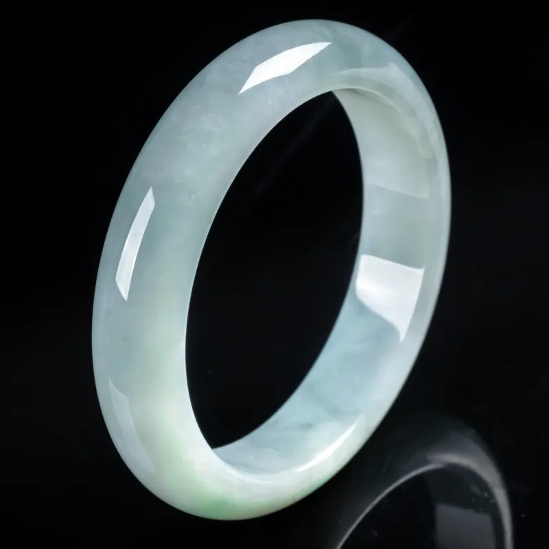 PUPAN Ice Glutinous Jadeite Bangles Women's-1