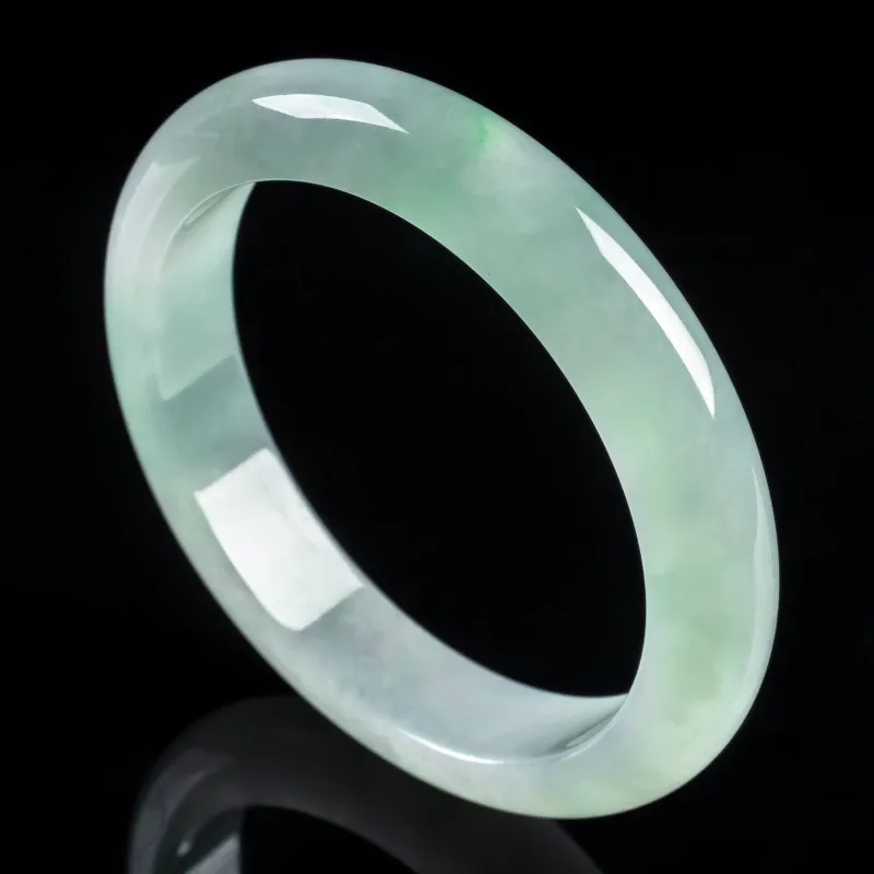 PUPAN Ice Glutinous Jadeite Bangles Women's-1