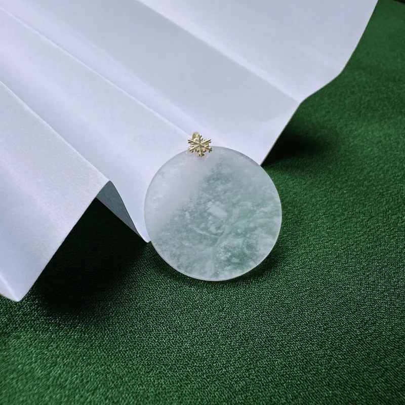 PUPAN Ice Type Jadeite Pendants Women's-2