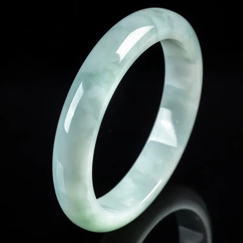 PUPAN Ice Glutinous Jadeite Bangles Women's-2