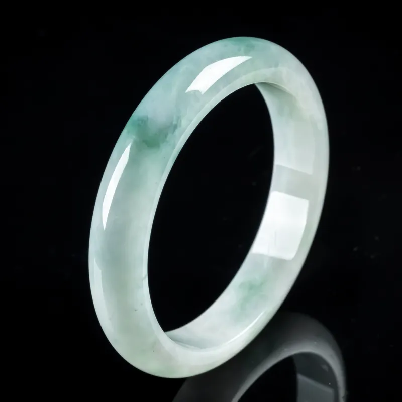 PUPAN Ice Glutinous Jadeite Bangles Unisex-3