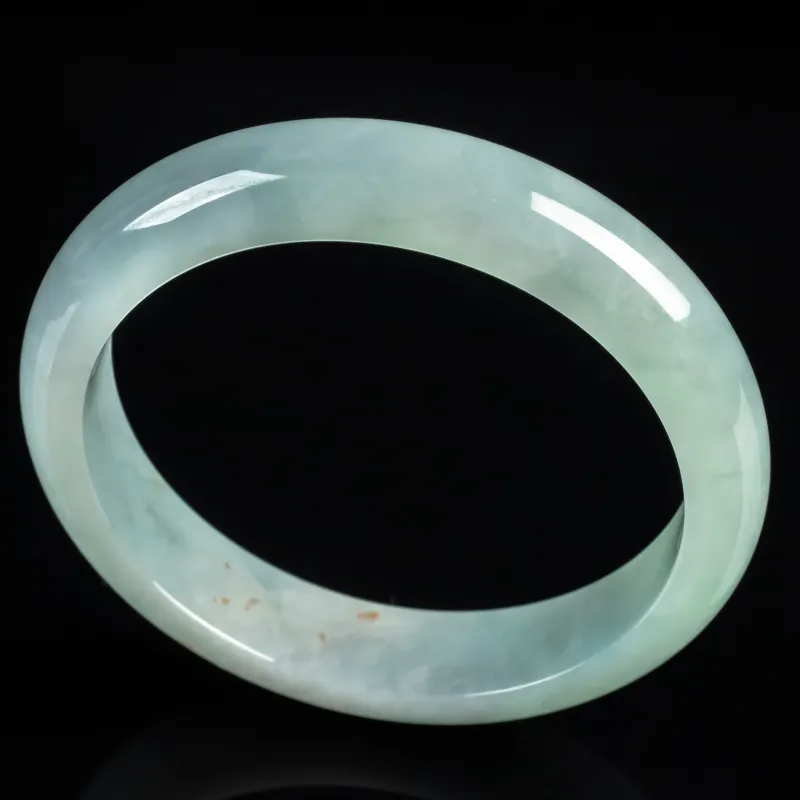 PUPAN Ice Glutinous Jadeite Bangles Women's-3