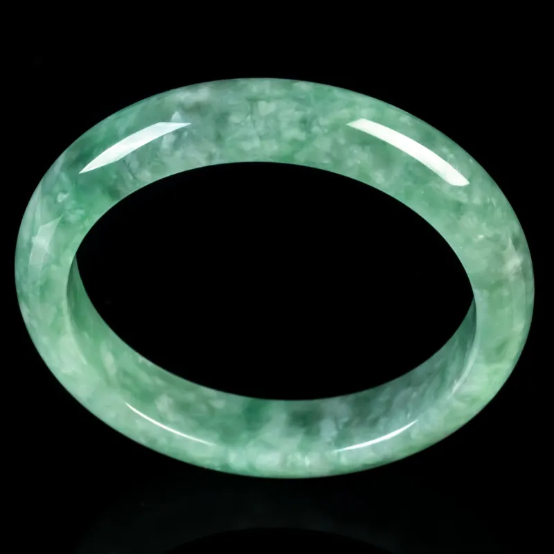 PUPAN Glutinous Jade Bangle Women's-3