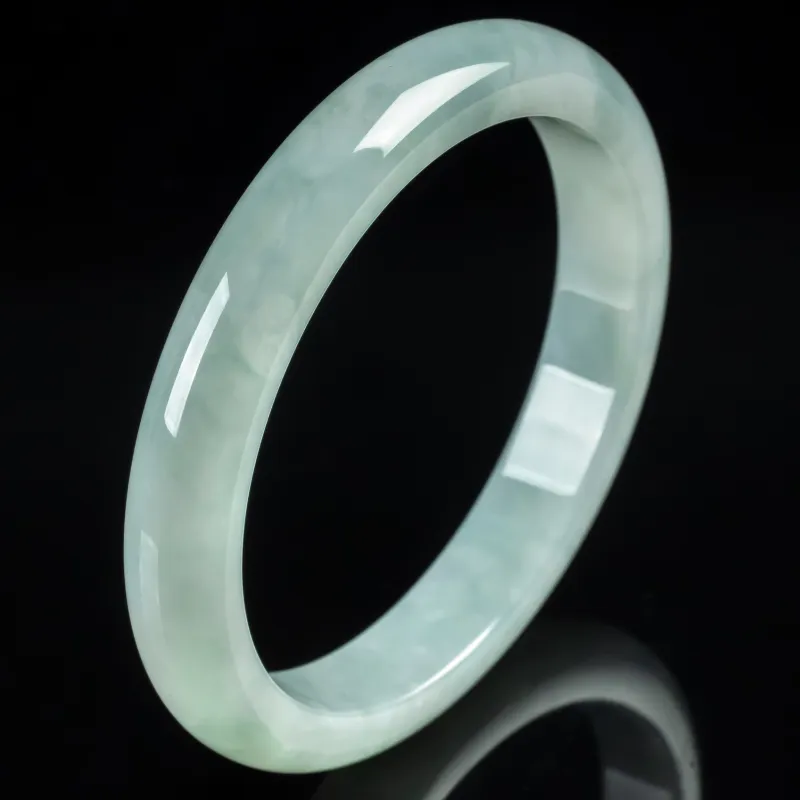 PUPAN Ice Glutinous Jadeite Bangles Women's-2