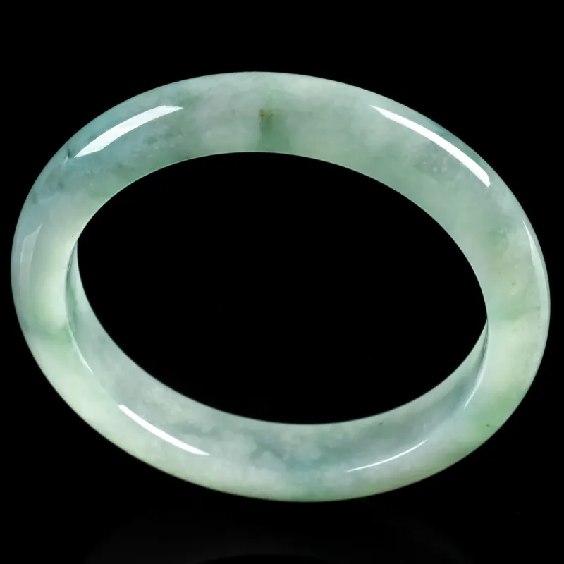 PUPAN Ice Glutinous Jadeite Bangles Women's-3
