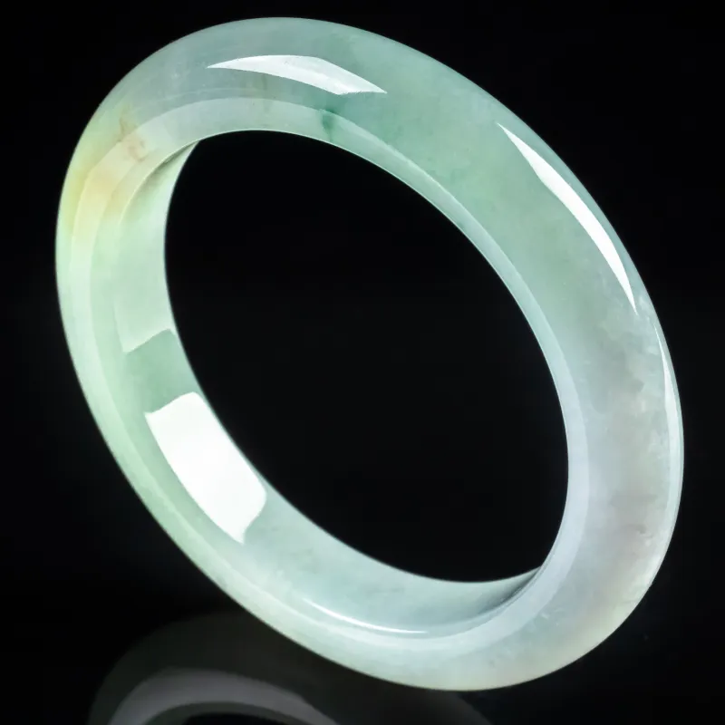 PUPAN Ice Glutinous Jadeite Bangles Unisex-1