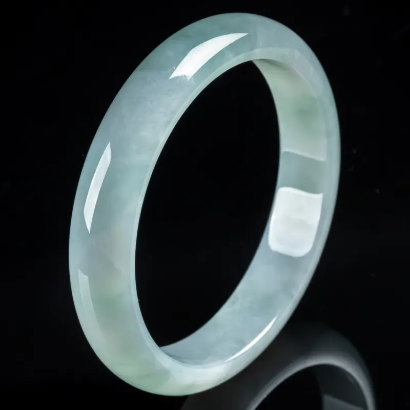 PUPAN Ice Glutinous Jadeite Bangles Unisex-1