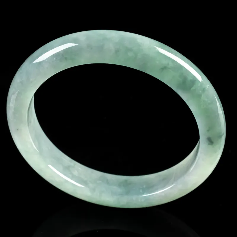 PUPAN Ice Glutinous Jadeite Bangles Women's-3