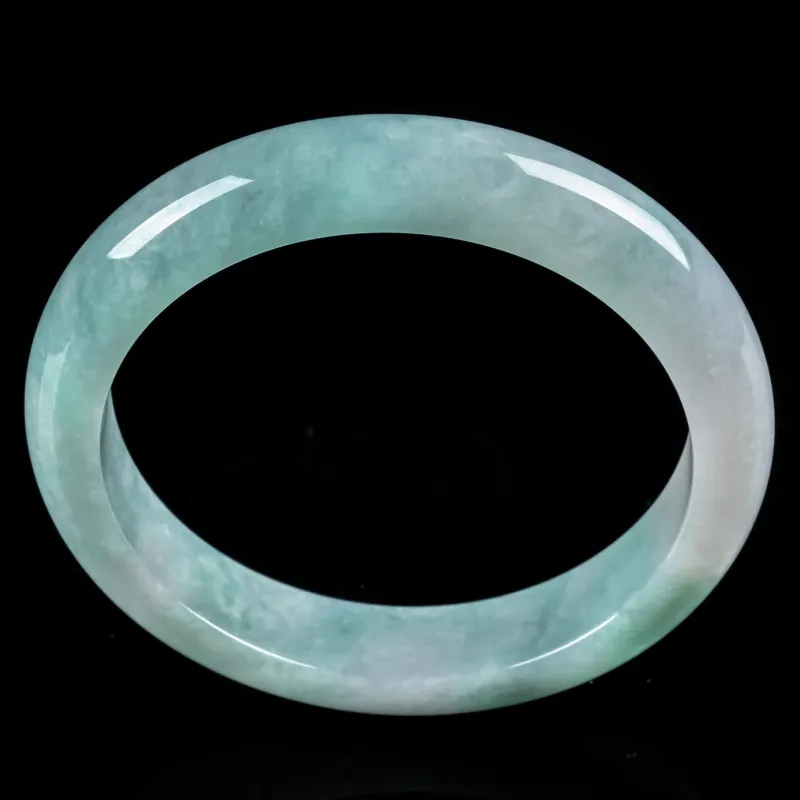 PUPAN Ice Glutinous Jadeite Bangles Women's-3