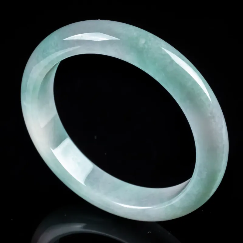 PUPAN Ice Glutinous Jadeite Bangles Women's-2