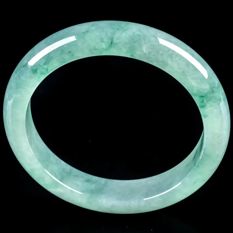PUPAN Glutinous Jade Jadeite Bangles Women's-1