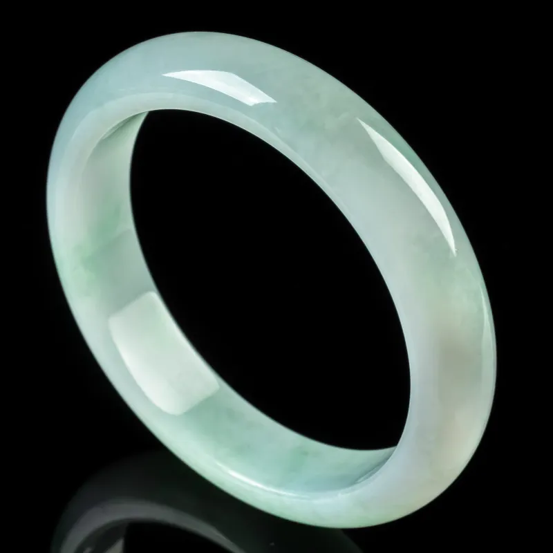 PUPAN Ice Glutinous Jadeite Bangles Women's-1