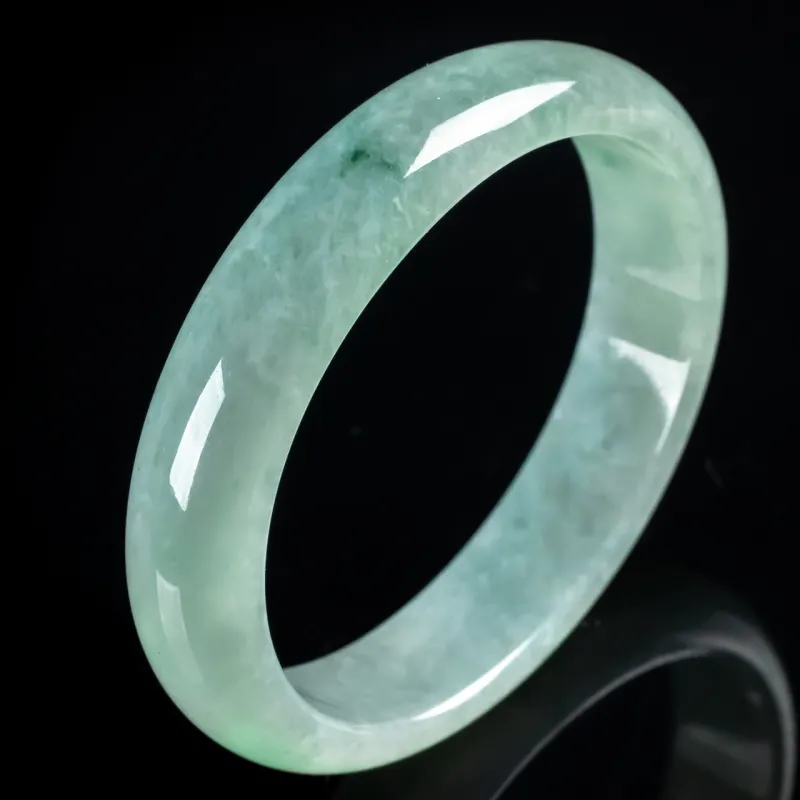 PUPAN Ice Glutinous Jadeite Bangles Women's-4