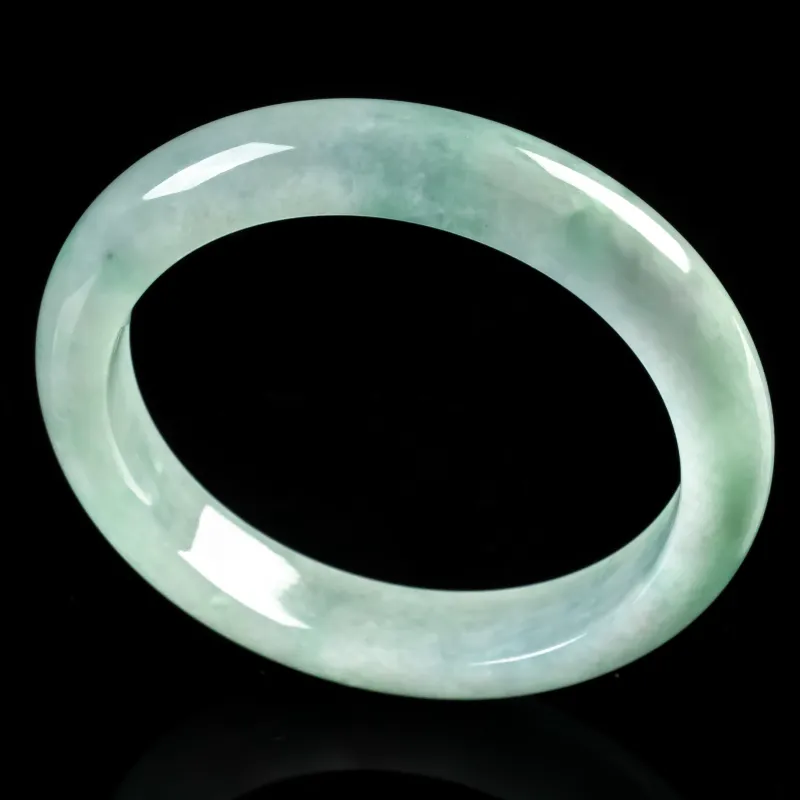 PUPAN Ice Glutinous Jadeite Bangles Women's-3
