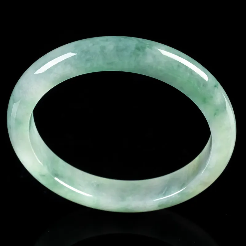 PUPAN Ice Glutinous Jadeite Bangles Women's-2