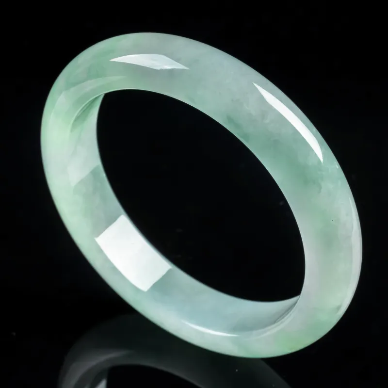 PUPAN Glutinous Jade Jadeite Bangles Women's-1