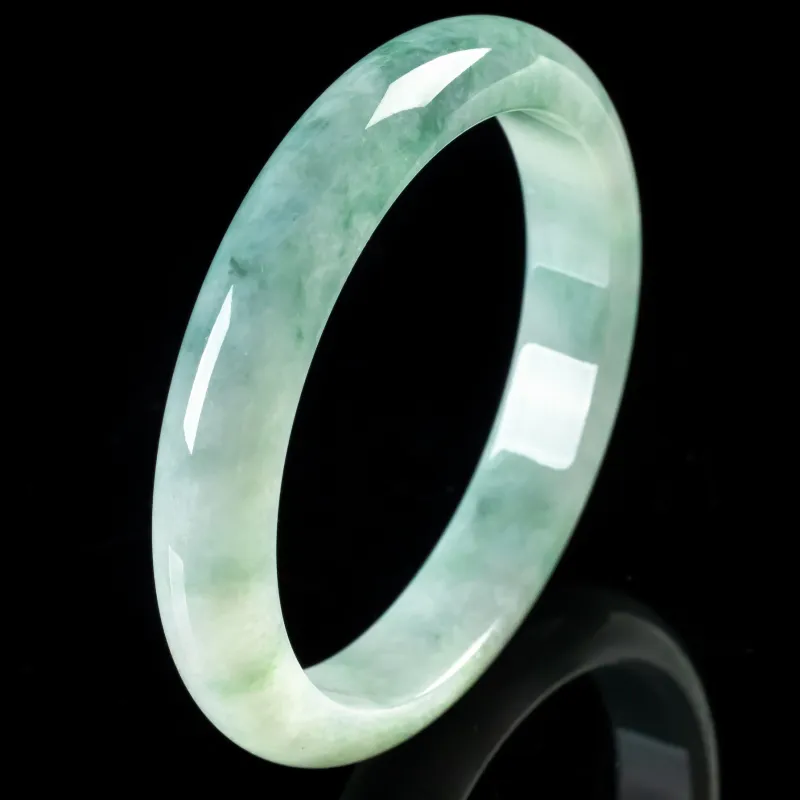PUPAN Ice Glutinous Jadeite Bangles Women's-1