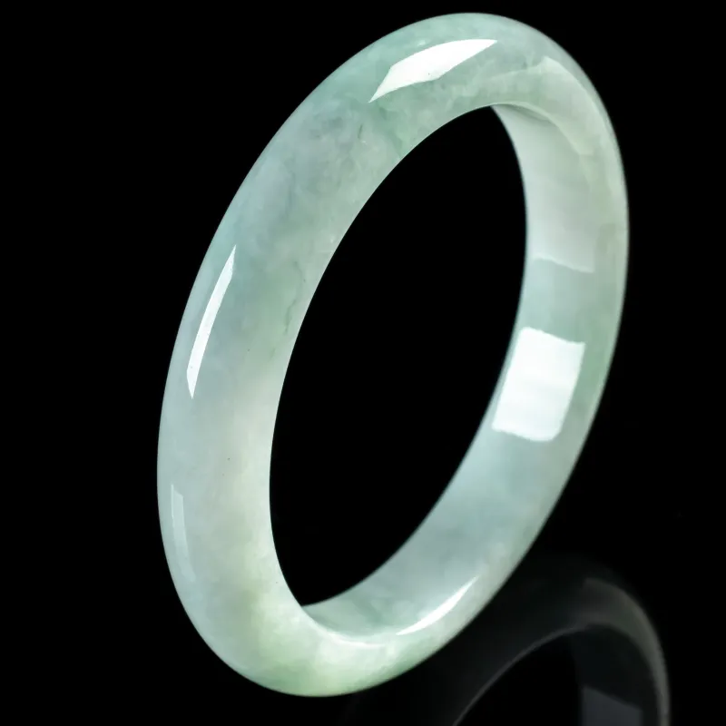 PUPAN Ice Glutinous Jadeite Bangles Women's-2