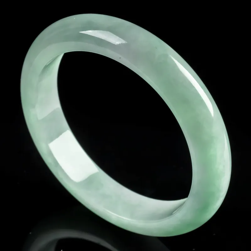 PUPAN Glutinous Jade Jadeite Bangles Women's-1