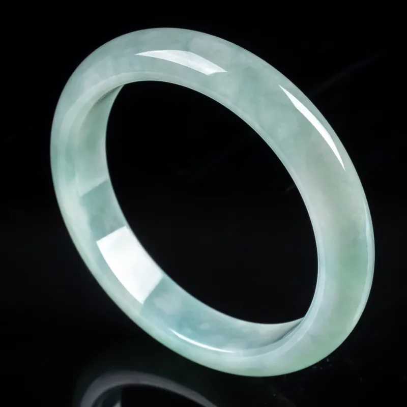 PUPAN Glutinous Jade Jadeite Bangles Women's-3
