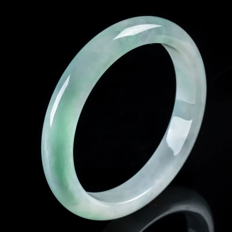 PUPAN Ice Glutinous Jadeite Bangles Unisex-2